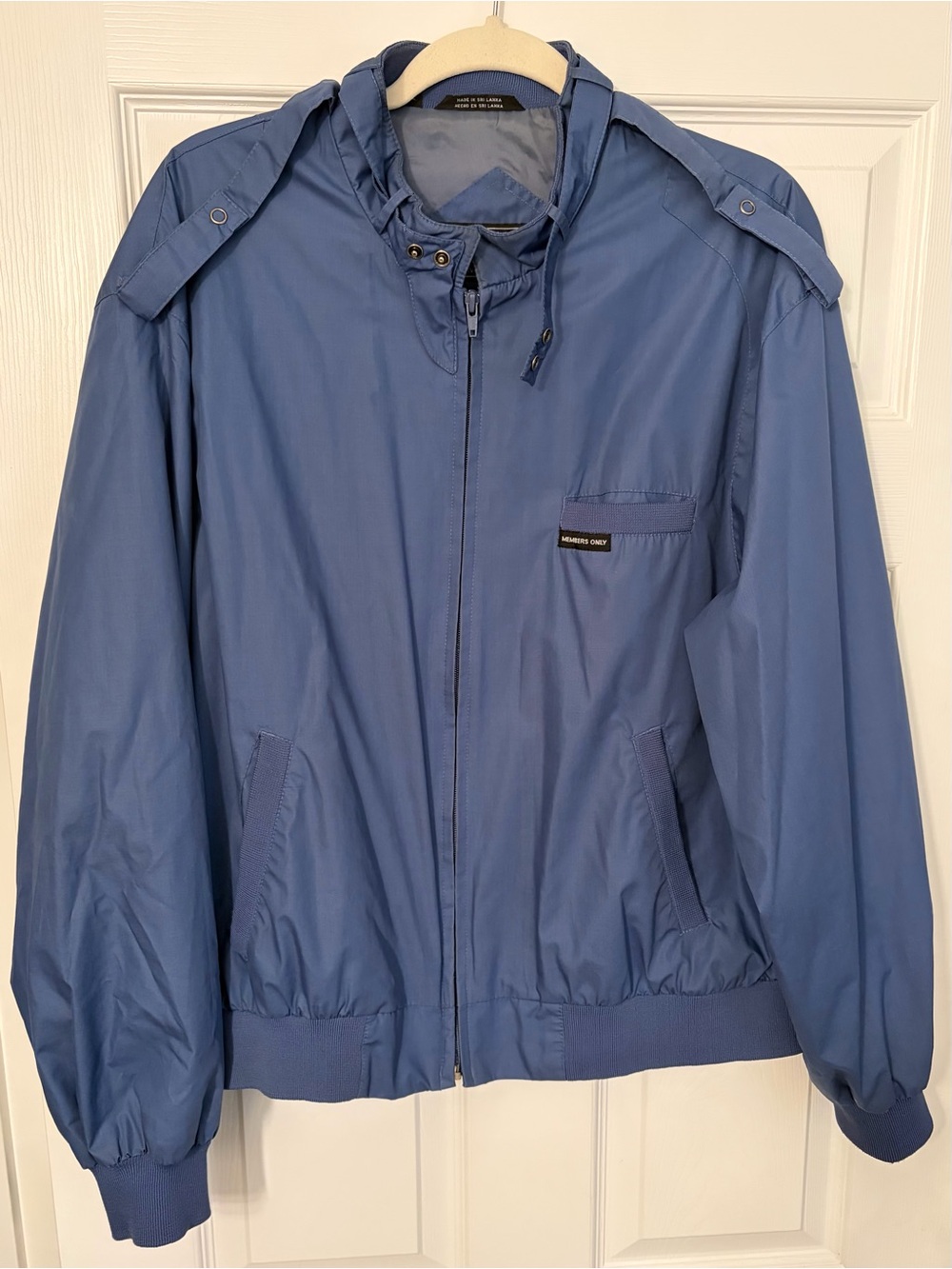 Vintage Members Only Classic Iconic Racer Jacket size L